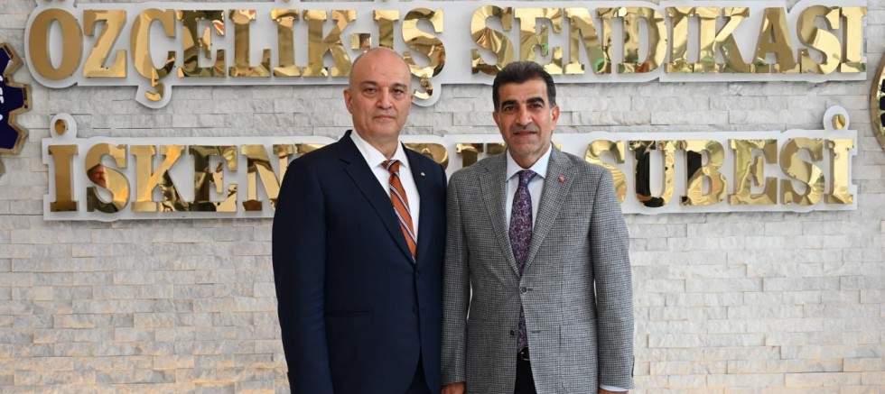 İSDEMİR GENEL MÜDÜRÜ AYHAN AKIN'DAN ÖZÇELİK-İŞ SENDİKASI’NA HAYIRLI OLSUN ZİYARETİ